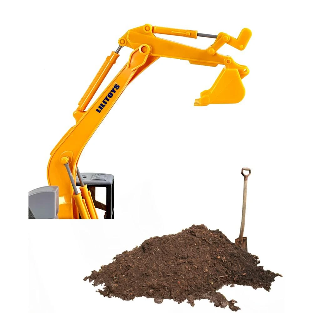 Mag-Genius Big-Daddy Big Rig Low-Boy Transport with Excavator and Interchange Kit Toy �商品