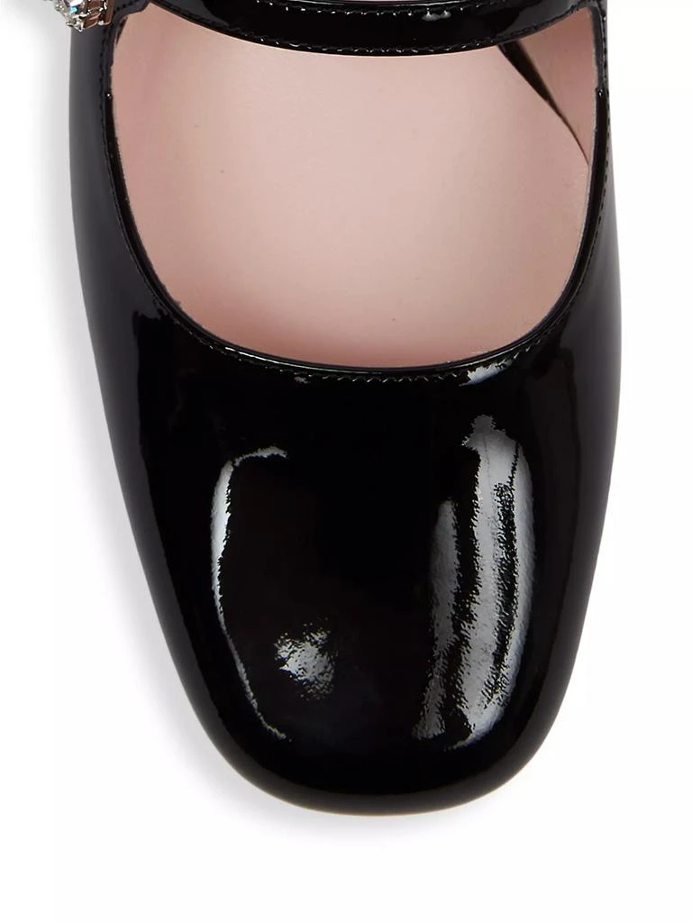 商品Roger Vivier|Mini Tres Vivier 25MM Leather Mary Janes,价格¥10887,第4张图片详细描述