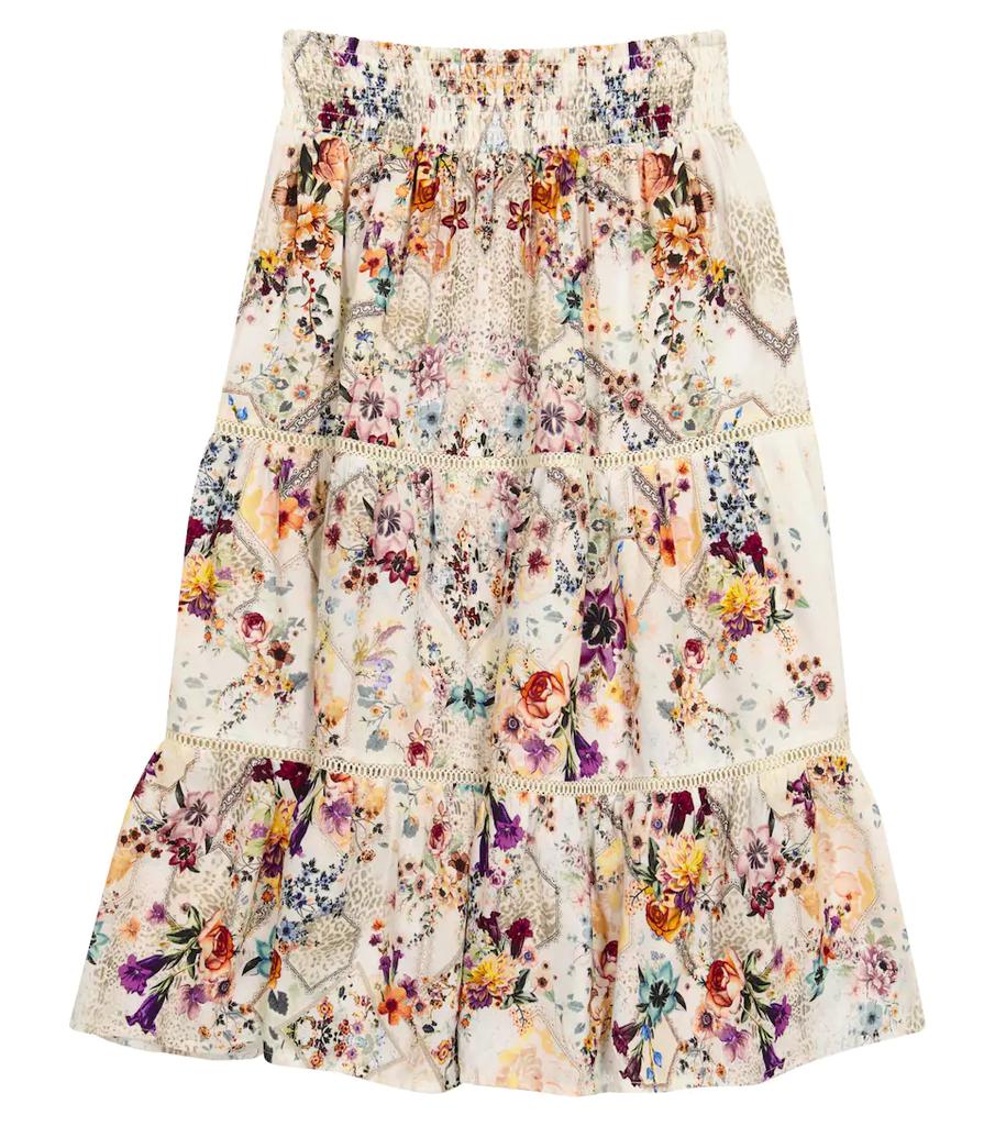 Embellished floral skirt商品第4张图片规格展示