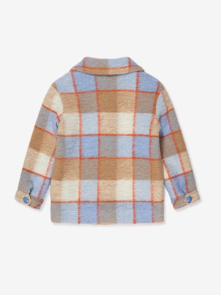 商品Gucci|Gucci Baby Boys Checked Jacket in Blue,价格¥7109,第2张图片详细描述