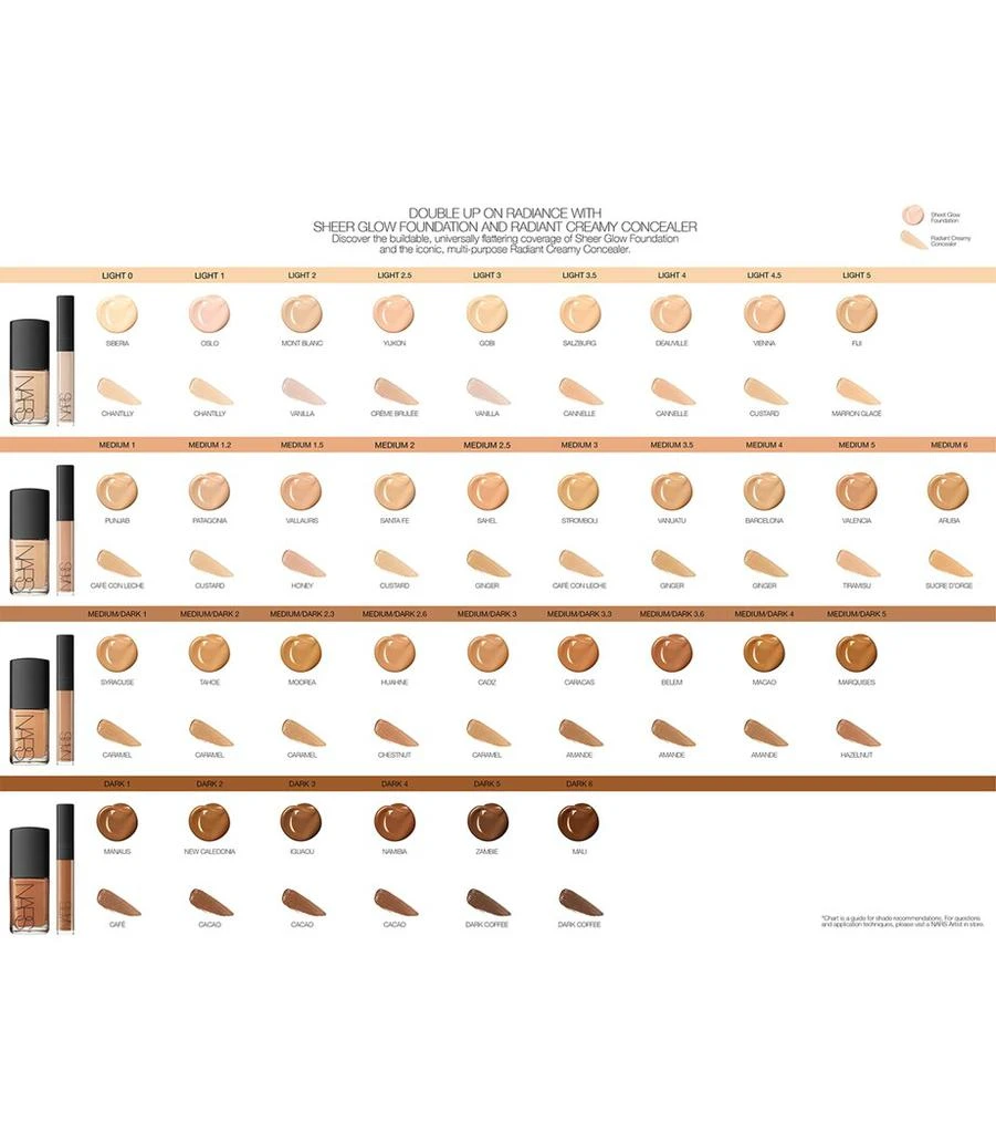 商品NARS|Sheer Glow Foundation,价格¥423,第5张图片详细描述