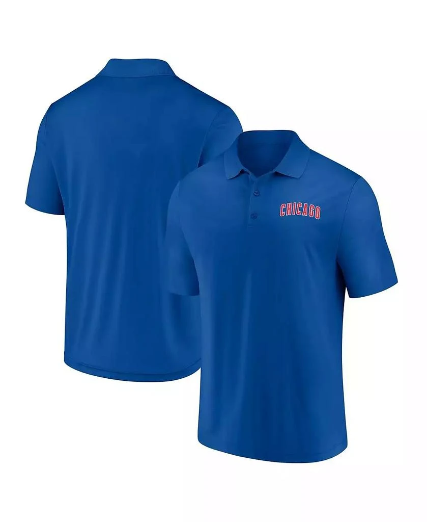 商品Fanatics|Men's Royal Chicago Cubs Primary Logo Polo Shirt,价格¥409,第1张图片