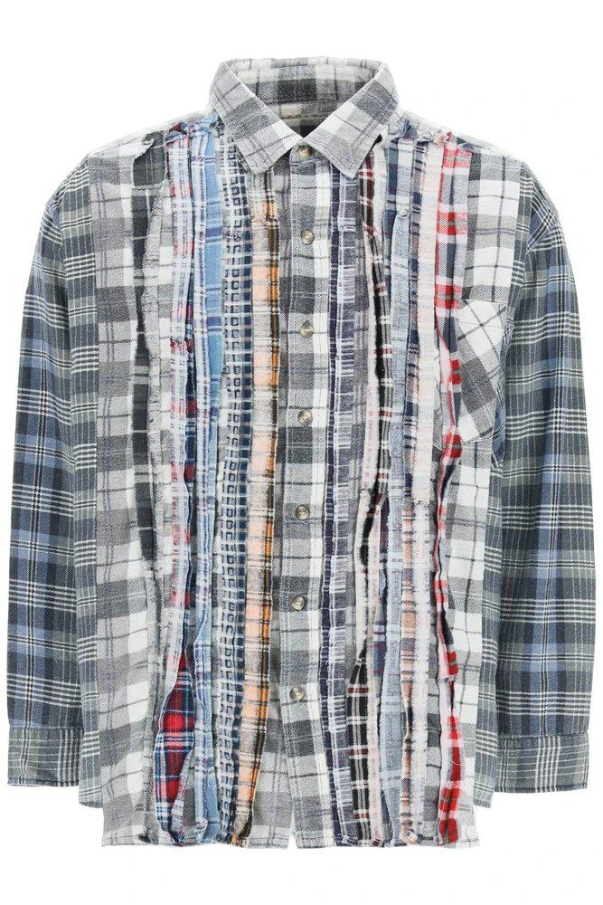 商品Needles|Needles Panelled Button-Up Shirt,价格¥1152,第1张图片