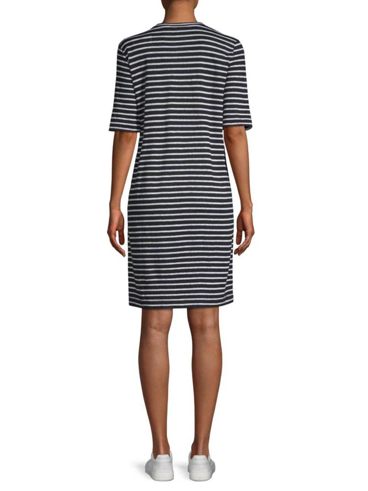 商品Eileen Fisher|Seaside Stripe Linen Jersey Dress,价格¥425,第2张图片详细描述