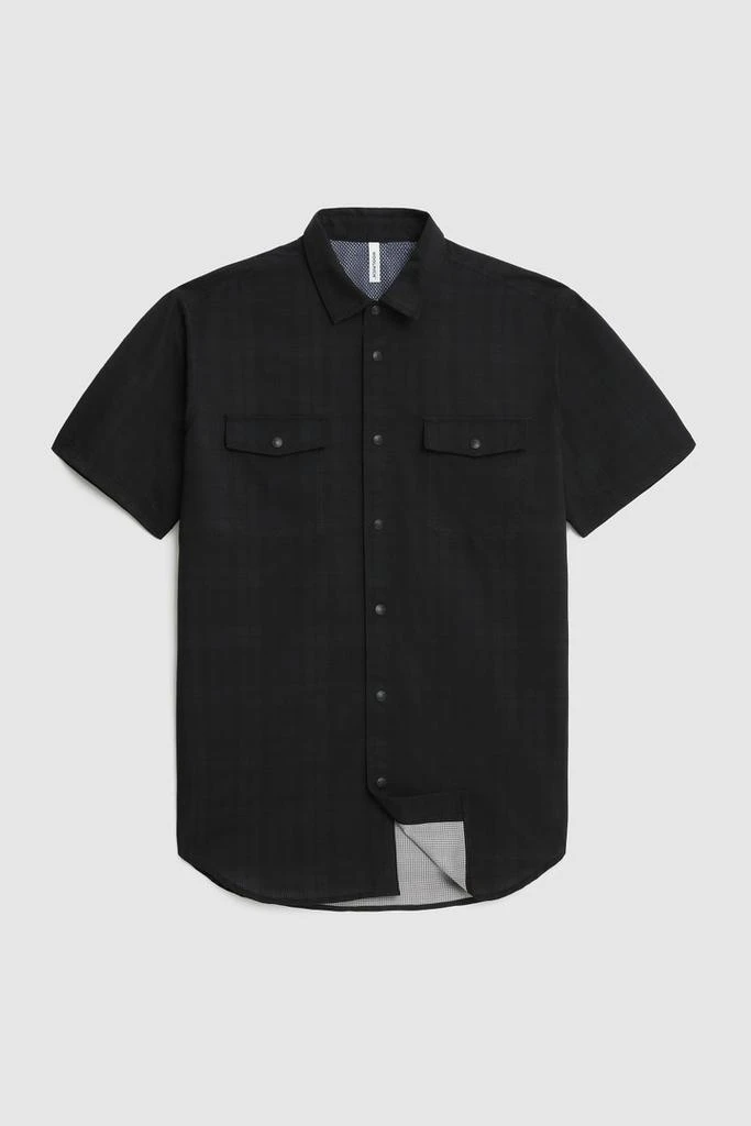 Half-Sleeve Cool Mesh Shirt with Blackwatch Pattern 商品