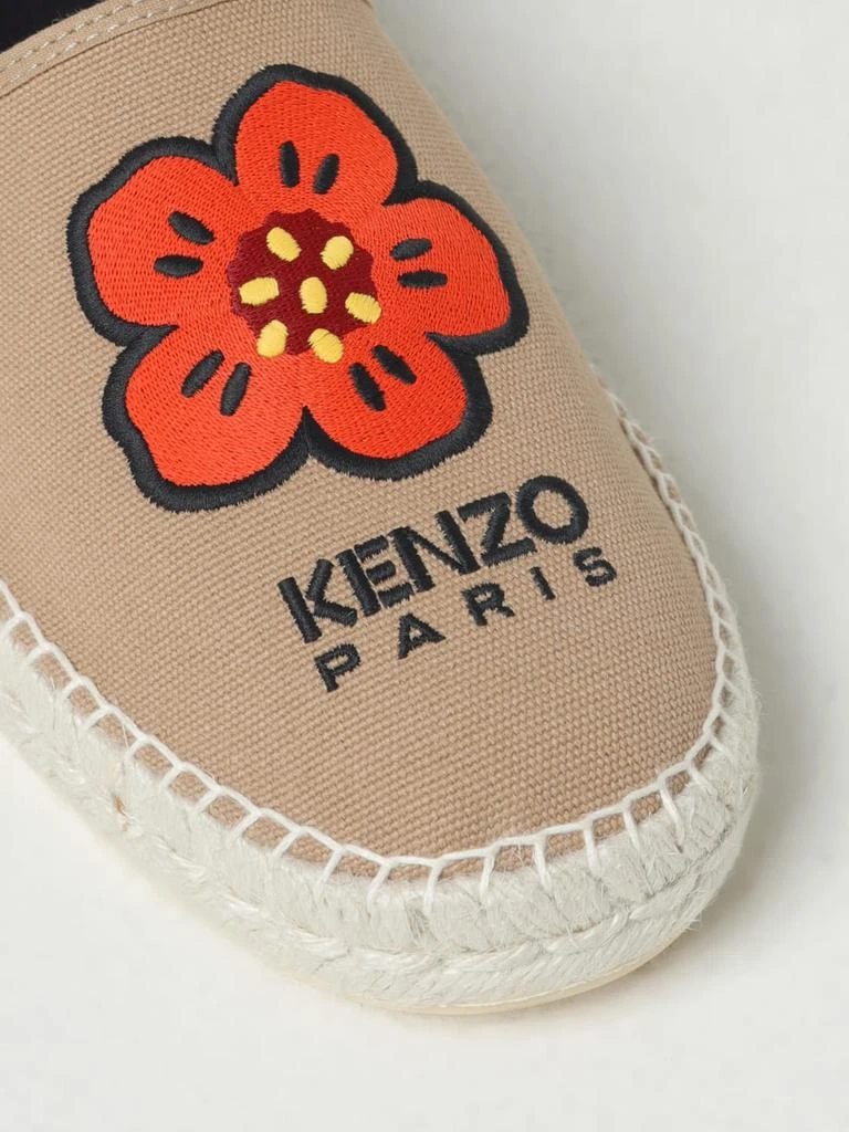 商品Kenzo|Kenzo Flower espadrilles in canvas with embroidered logo,价格¥1054,第4张图片详细描述