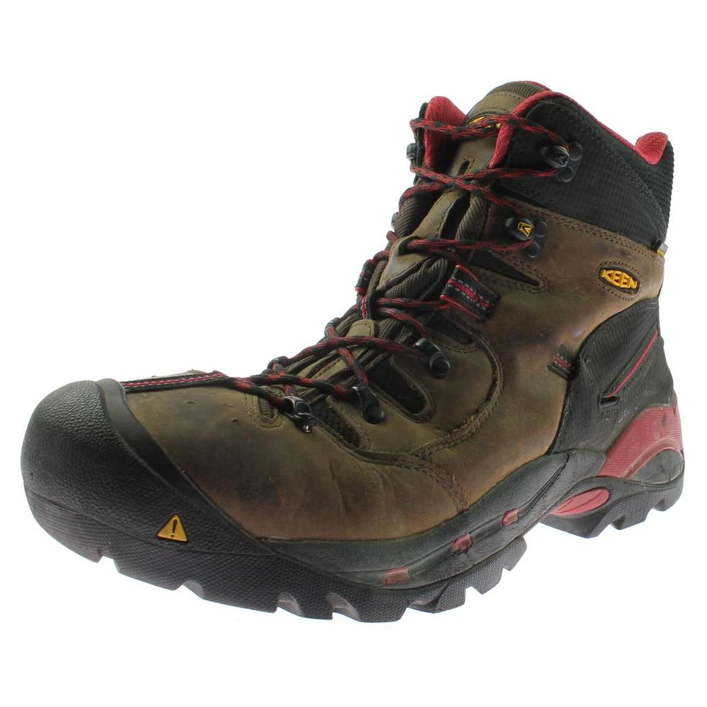 商品Keen|Keen Mens Pittsburgh Leather Steel Toe Work Boots,价格¥1081,第1张图片