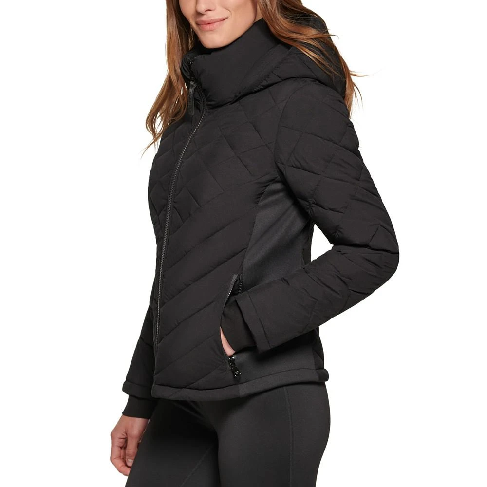 商品Calvin Klein|Women's Hooded Packable Puffer Coat,价格¥790,第3张图片详细描述