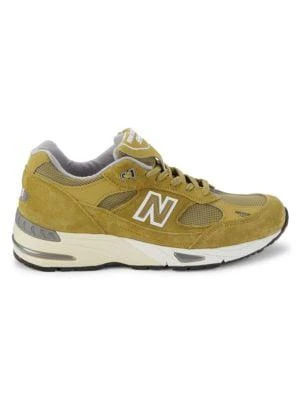 商品New Balance|991 Logo Mesh Sneakers,价格¥1302,第1张图片