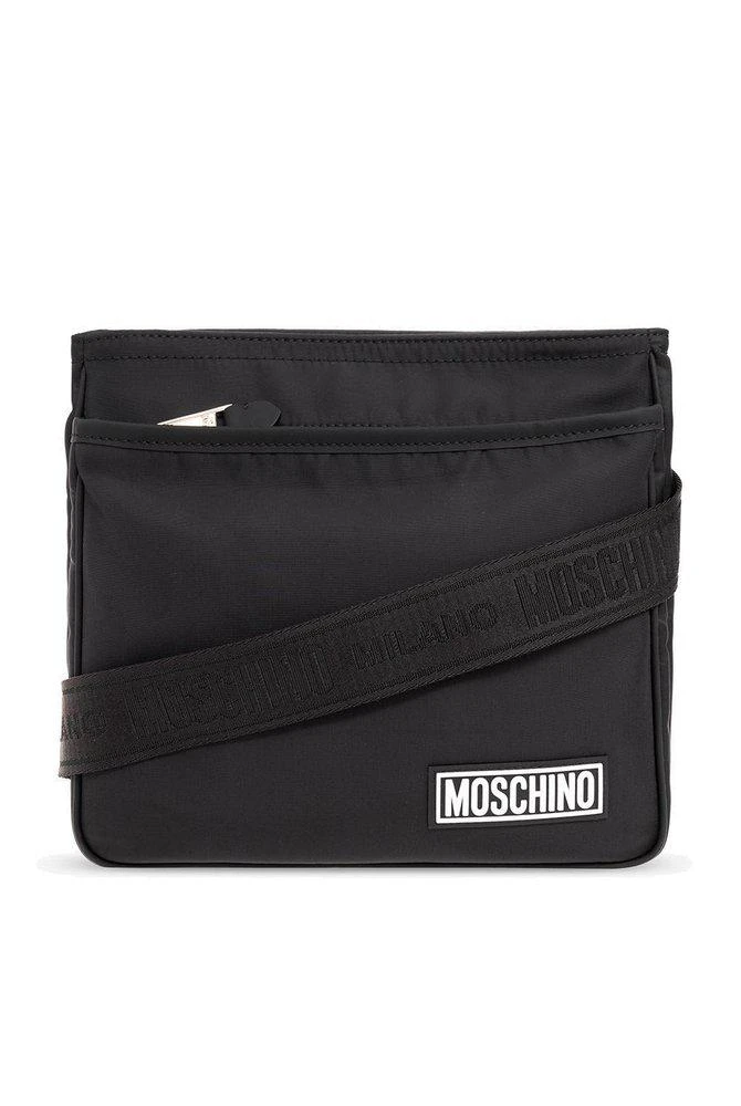 商品Moschino|Moschino Logo-Patch Zipped Messenger Bag,价格¥3429,第1张图片