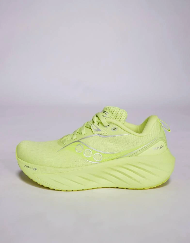 商品Saucony|Saucony Triumph 22 neutral cushioning trainers in sunny and citron,价格¥1778,第2张图片详细描述