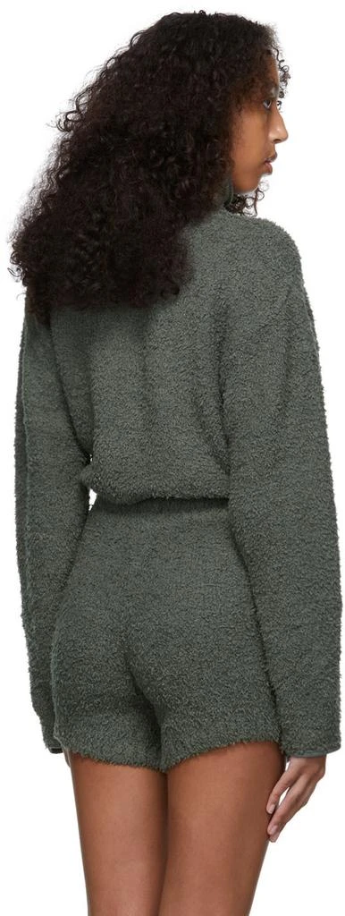 商品SKIMS|Grey Cozy Knit Cropped Sweater,价格¥443,第3张图片详细描述