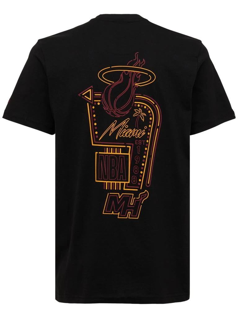 商品New Era|Nba Miami Heat Printed Jersey T-shirt,价格¥300,第1张图片详细描述