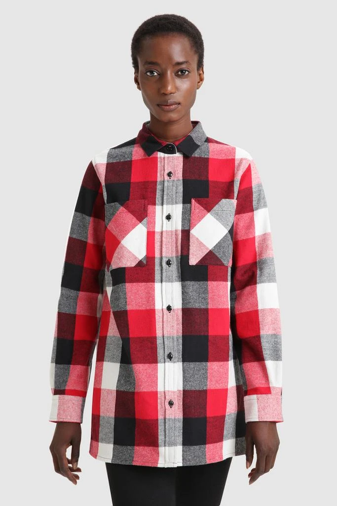 商品Woolrich|Boyfriend Shirt in Multicolored Check,价格¥683,第1张图片