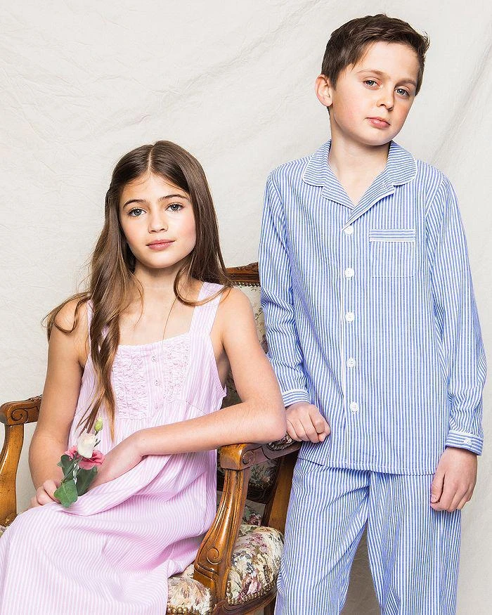 商品Petite Plume|Boys' Seersucker Pajama Set - Baby, Little Kid, Big Kid,价格¥431,第3张图片详细描述