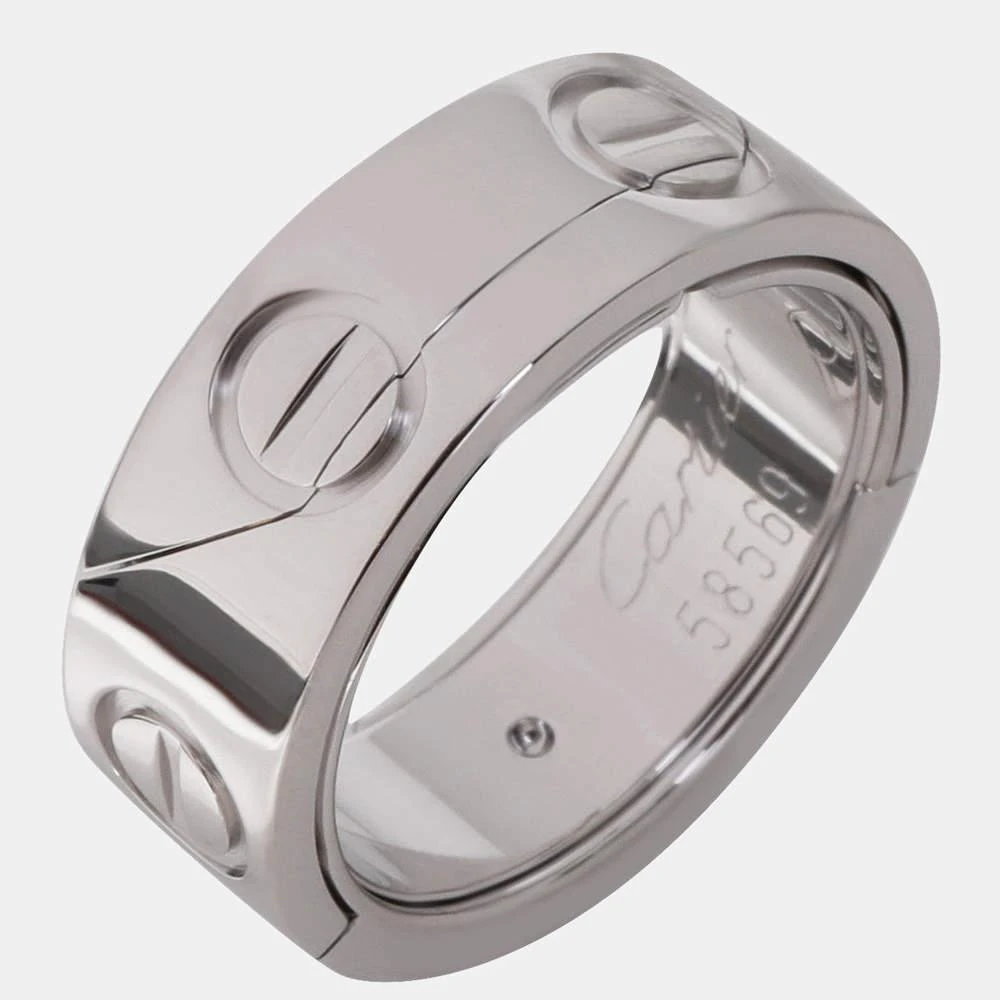 商品[二手商品] Cartier|Cartier Astro Vintage Love 18K White Gold Ring EU 51,价格¥20002,第1张图片