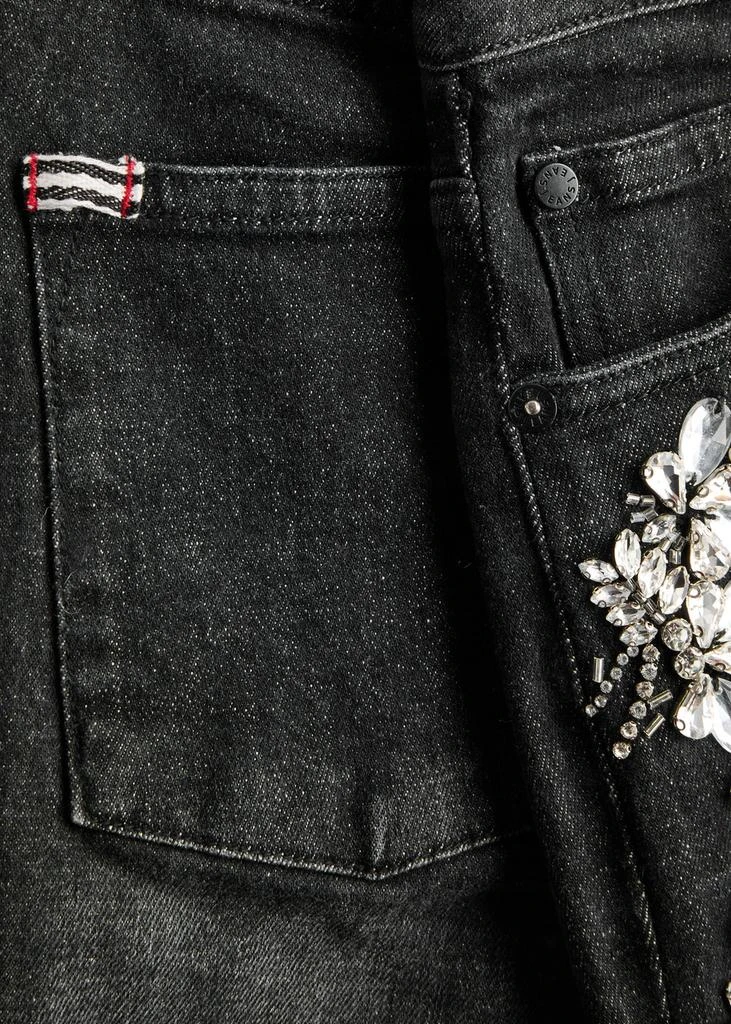 商品Alice + Olivia|Roxie embellished straight-leg jeans,价格¥7002,第5张图片详细描述