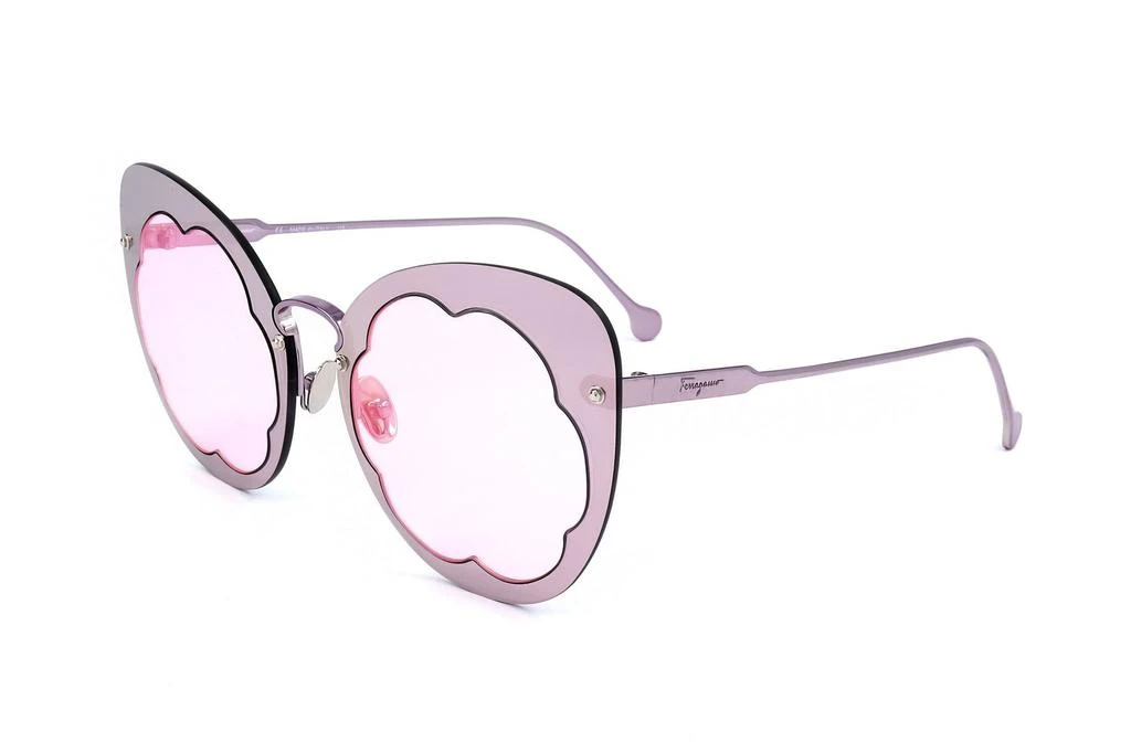 商品Salvatore Ferragamo|Salvatore Ferragamo Eyewear Cat-Eye Frame Sunglasses,价格¥1124,第2张图片详细描述