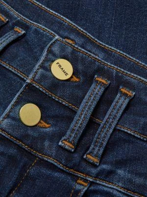 商品FRAME|Le Catroux Cigarette High Rise Cropped Jeans,价格¥270,第4张图片详细描述