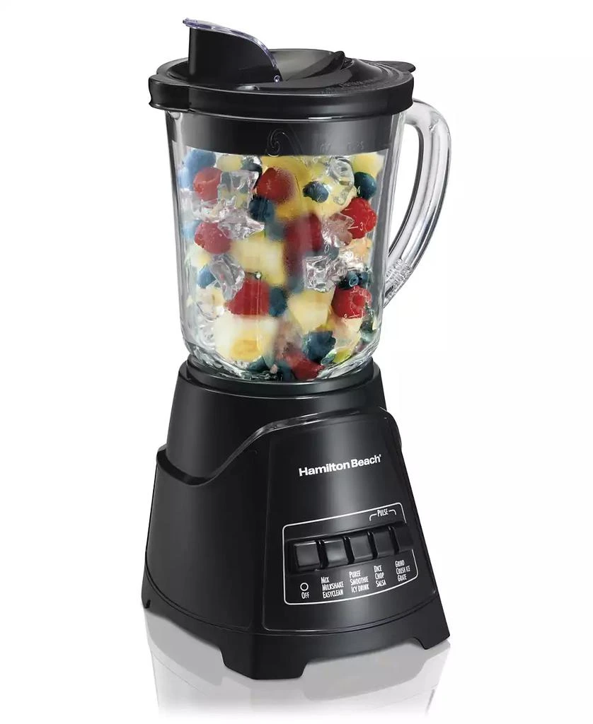 商品Hamilton Beach|Power Elite Blender with 40 oz. Glass Jar - 58146,价格¥294,第3张图片详细描述