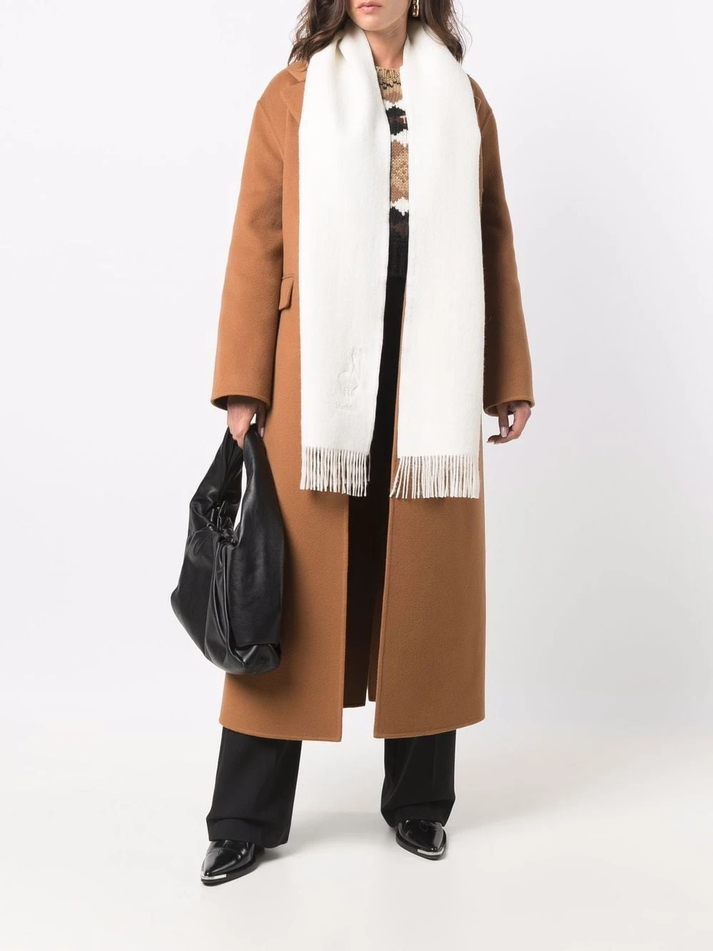 MAX MARA 女士白色围巾 45460313-600-001 商品