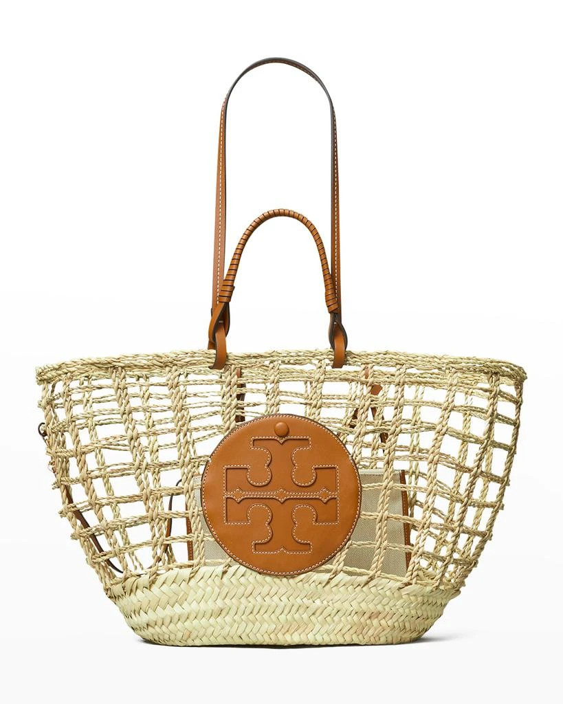 商品Tory Burch|Ella Open Weave Basket Tote Bag,价格¥2263,第1张图片