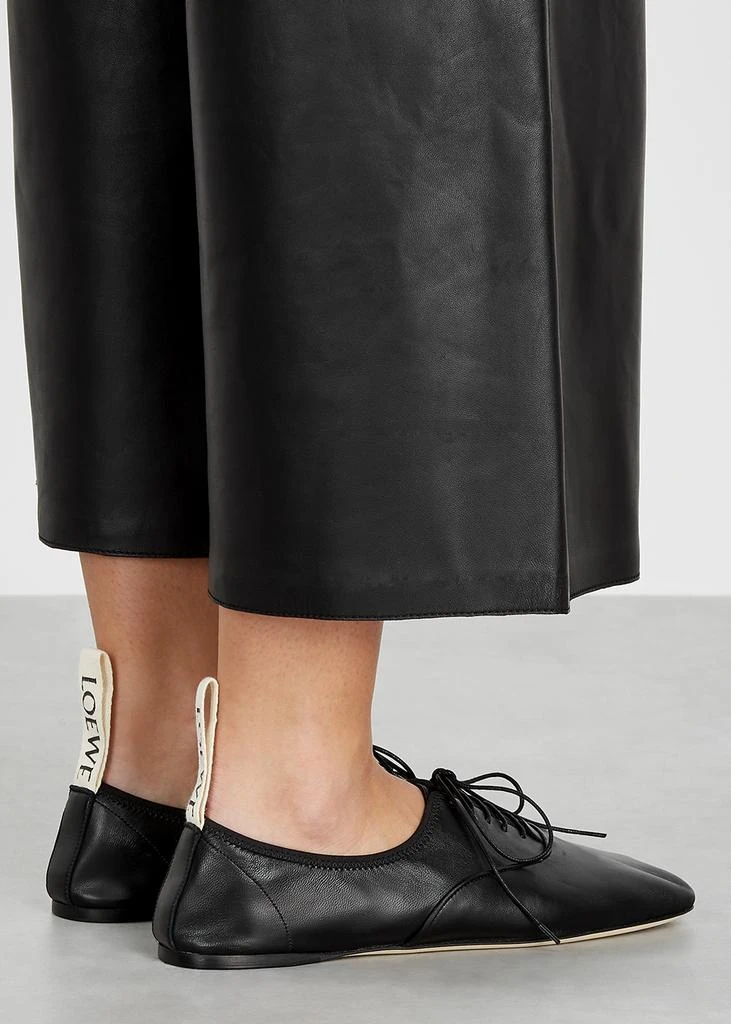 商品Loewe|Black leather Derby shoes,价格¥2697,第5张图片详细描述