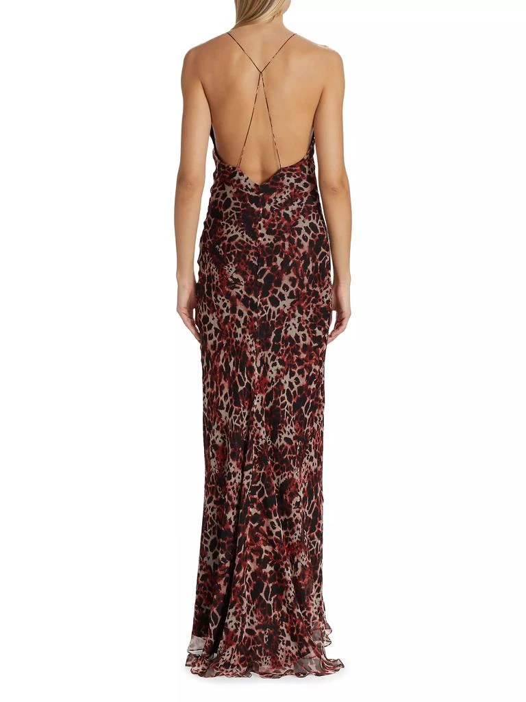 商品Adriana Iglesias|Farne Leopard Silk Slipdress,价格¥5341,第5张图片详细描述