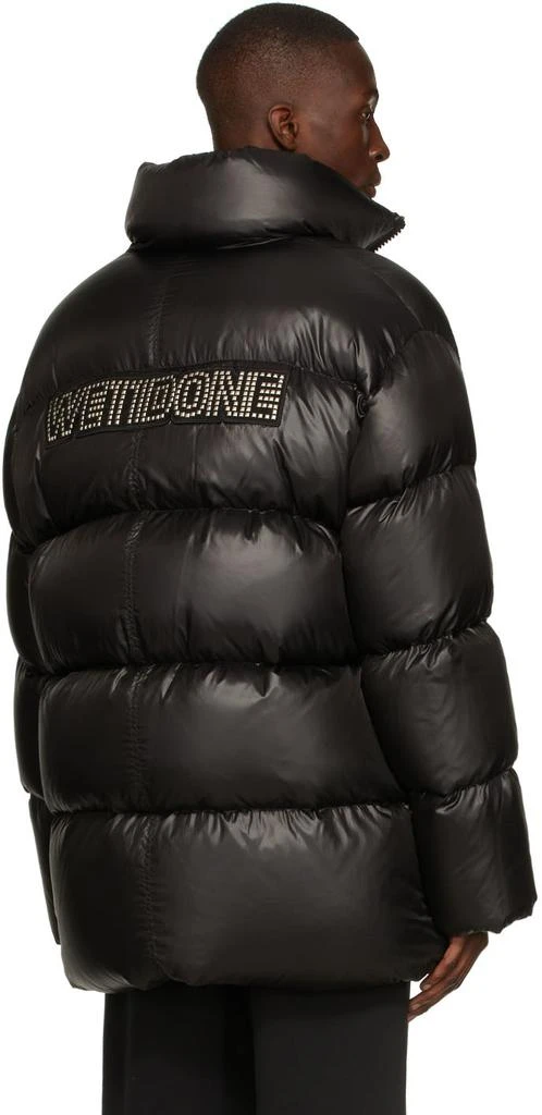 商品We11done|Black Down Satin Oversized Jacket,价格¥19425,第3张图片详细描述
