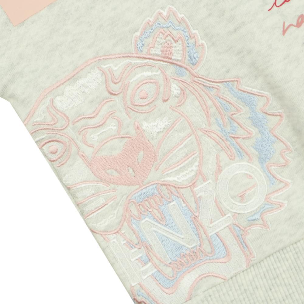 商品Kenzo|Baby Girls Grey Sweatshirt,价格¥732-¥798,第4张图片详细描述