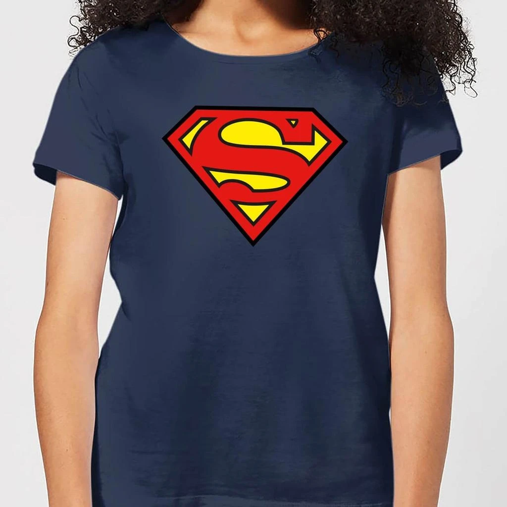 商品Original Hero|Justice League Superman Logo Women's T-Shirt - Navy,价格¥176,第1张图片详细描述