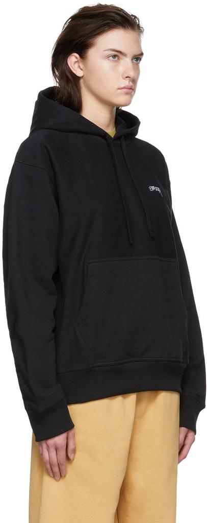 Black Cotton Hoodie商品第2张图片规格展示