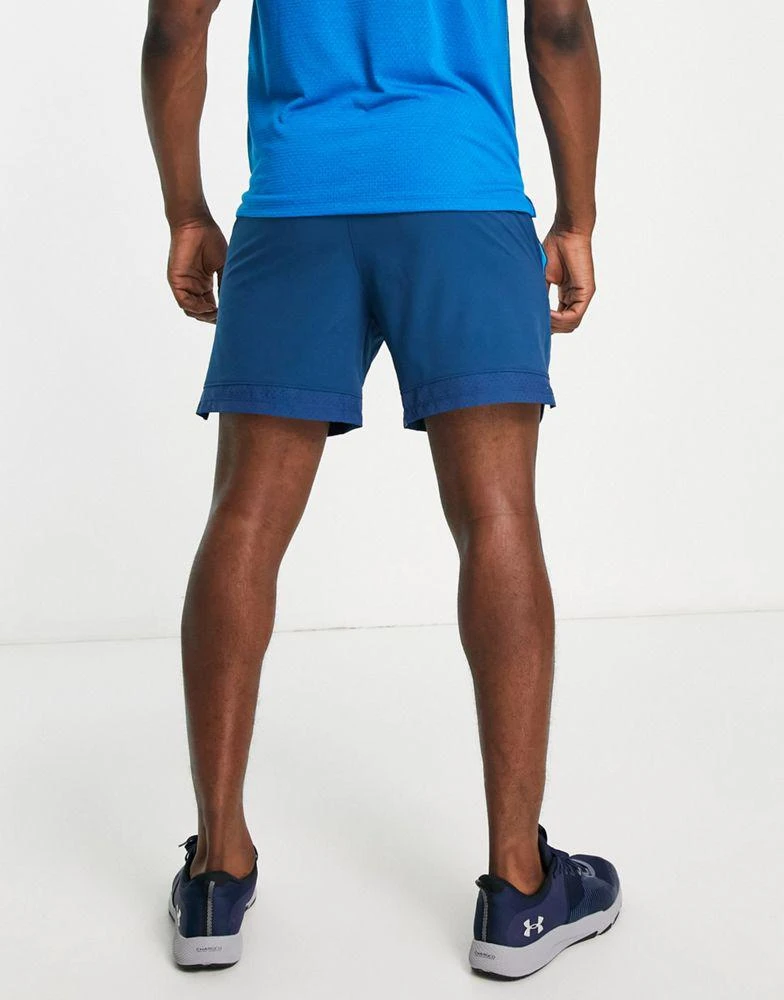 商品Under Armour|Under Armour Training Vanish woven 6 inch shorts in blue,价格¥337,第2张图片详细描述