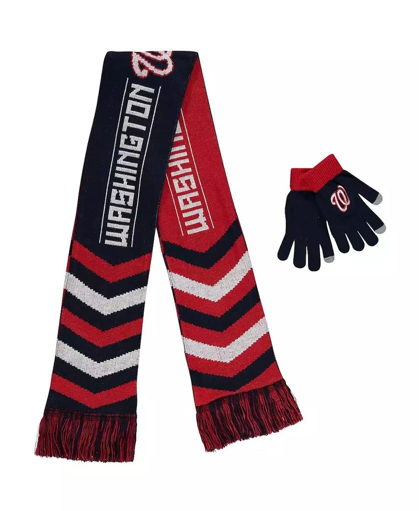 商品FOCO|Men's and Women's Navy Washington Nationals Glove and Scarf Combo Set,价格¥264,第1张图片