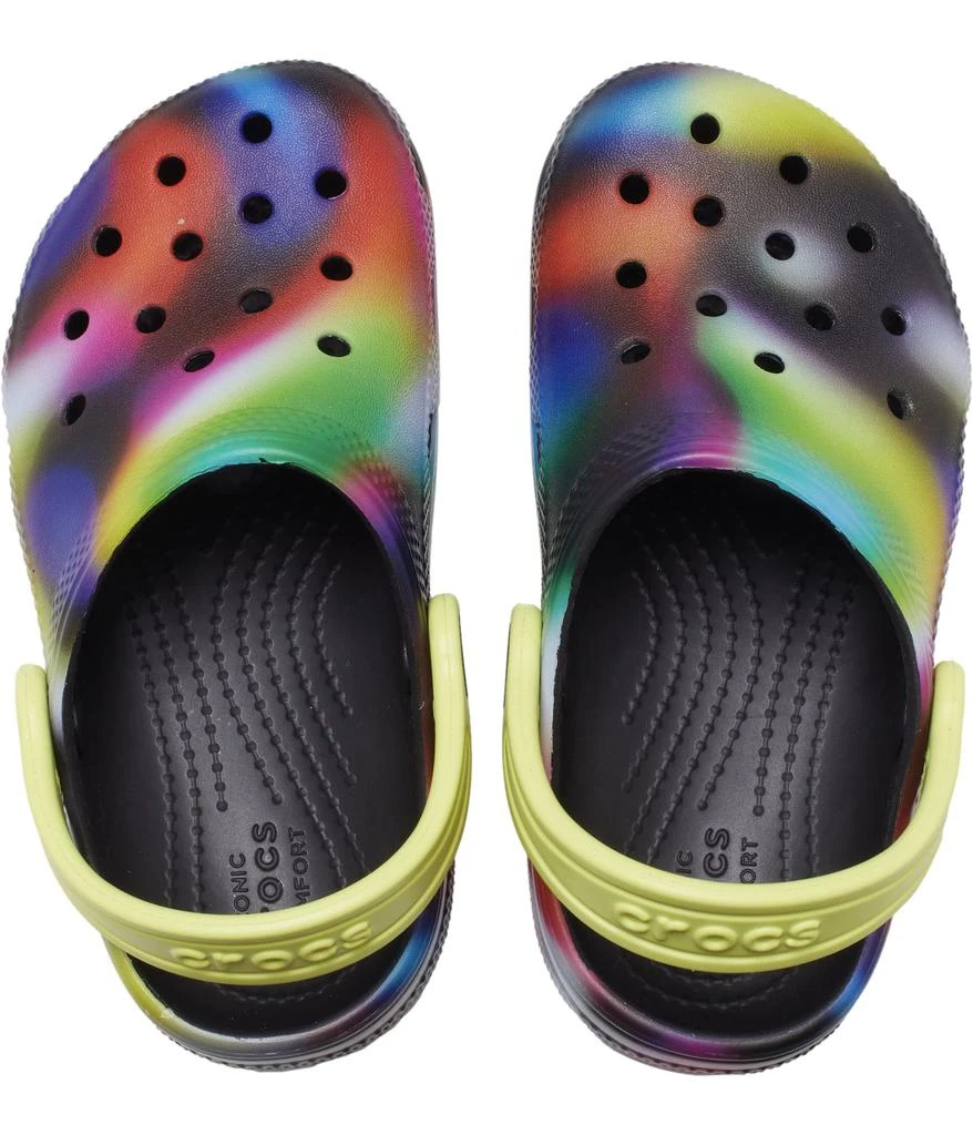 商品Crocs|Classic Tie-Dye Graphic Clog (Toddler),价格¥299,第2张图片详细描述