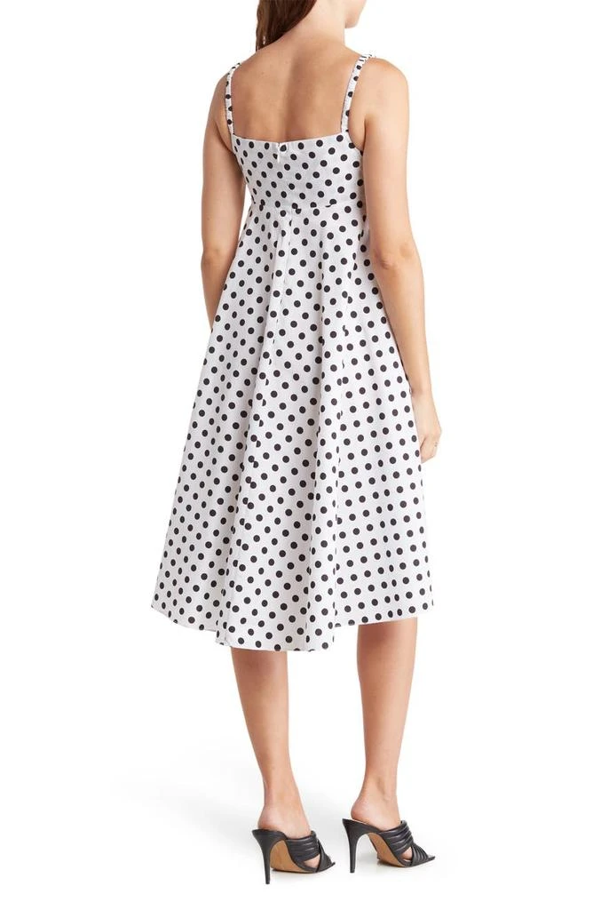 商品CAROLINE CONSTAS|Pheobe Polka Dot Midi Dress,价格¥916,第2张图片详细描述