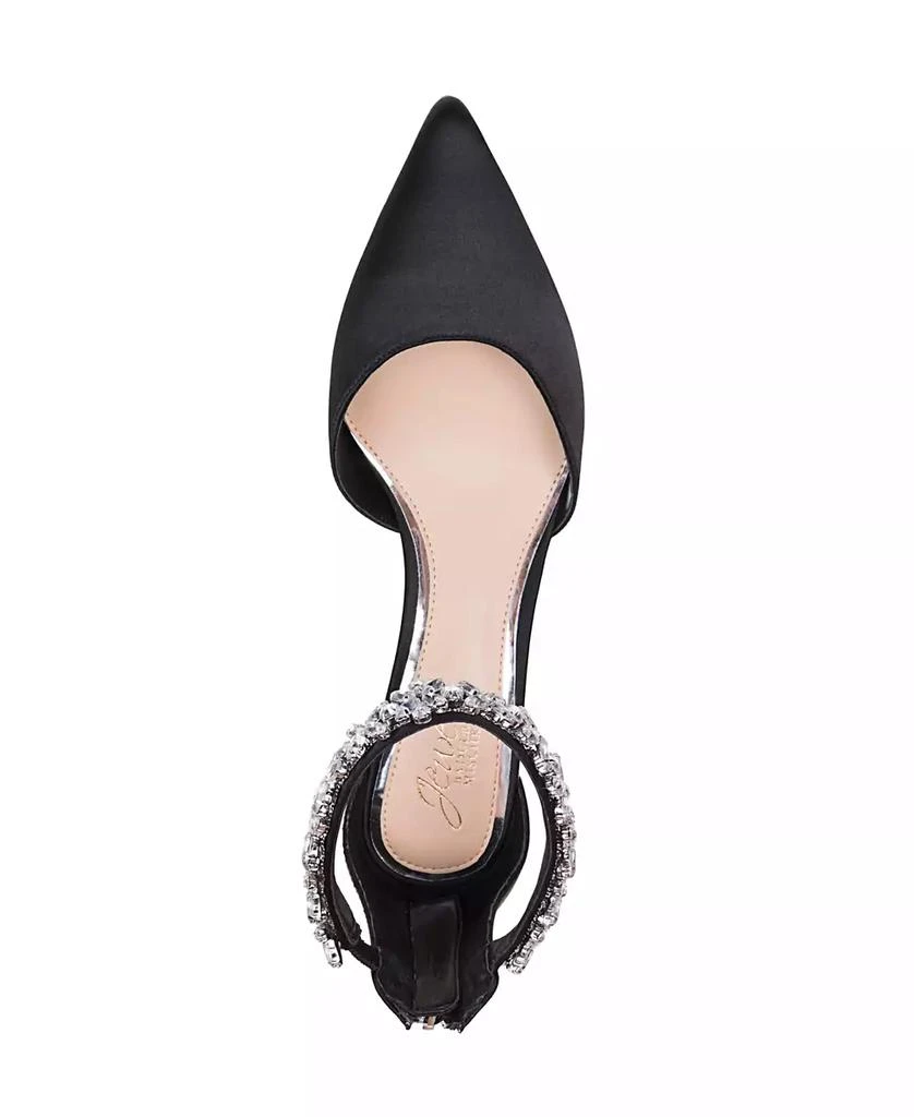 商品Badgley Mischka|Women's Robles Kitten Heel Evening Pumps,价格¥618,第4张图片详细描述