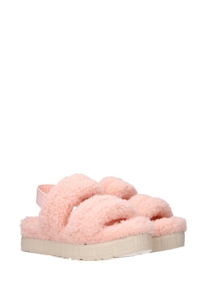 Sandals oh fluttita Sheepskin Pink Dusk Pink商品第2张图片规格展示