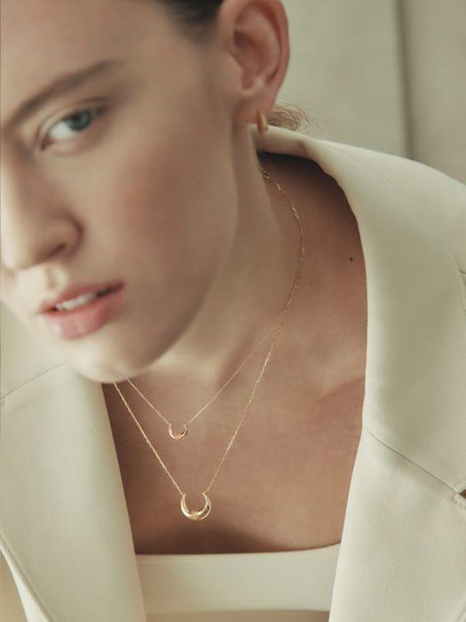 商品hyeres-lor|Champagne Moon 14k Necklace S HL2N19237Y4420,价格¥2435,第4张图片详细描述