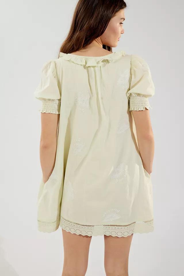 UO Helena Embroidered Frock Dress商品第3张图片规格展示