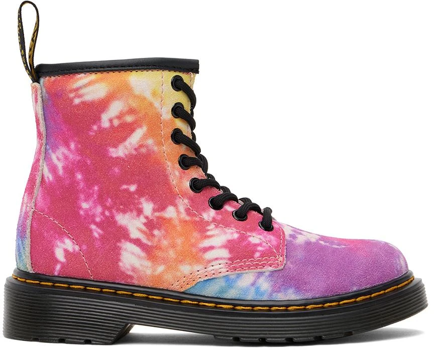 商品Dr. Martens|Kids Multicolor Tie-Dye 1460 Big Kids Boots,价格¥474,第1张图片