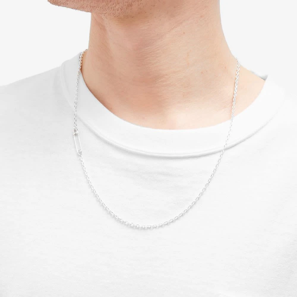 商品NEIGHBORHOOD|Neighborhood Silver Safety Pin Necklace,价格¥1871,第4张图片详细描述