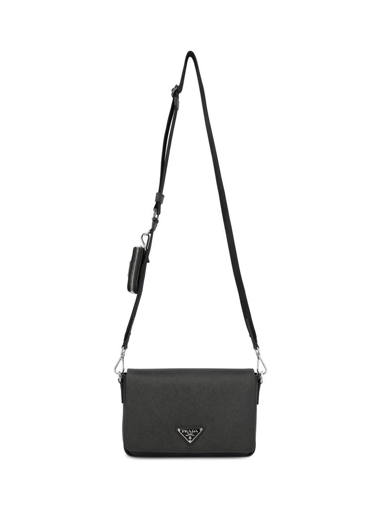 商品Prada|Prada Triangle Logo Plaque Crossbody Bag,价格¥19811,第1张图片