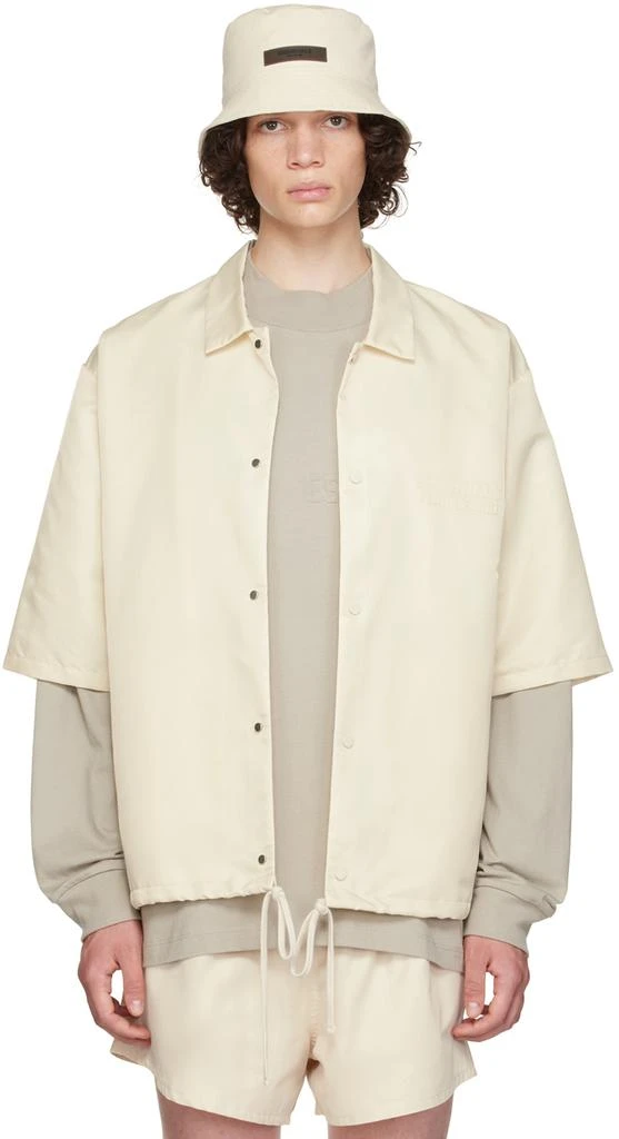 商品Essentials|Off-White Nylon Shirt,价格¥534,第1张图片