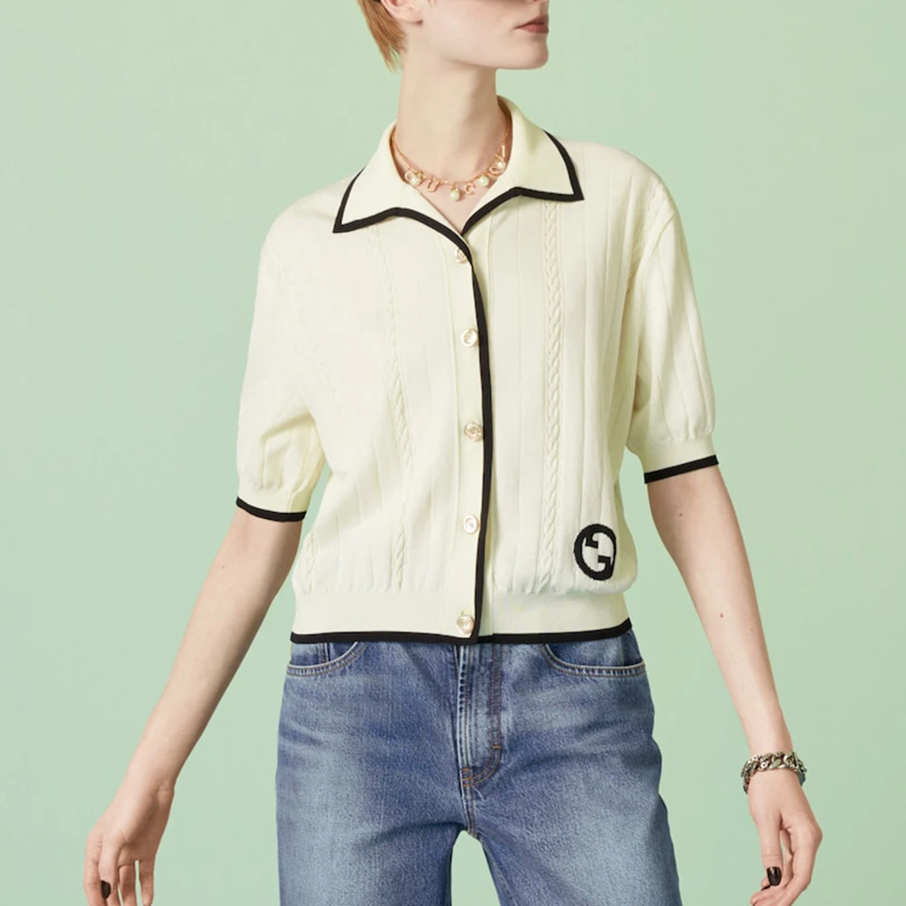 GUCCI 米白色女士针织衫/毛衣 748870-XKDGJ-9207 商品