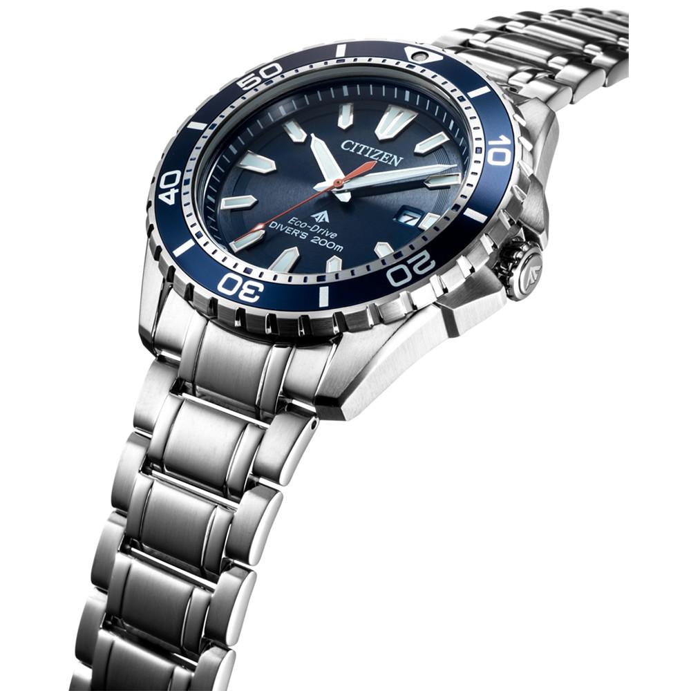 Eco-Drive Men's Promaster Diver Stainless Steel Bracelet Watch 44mm商品第7张图片规格展示