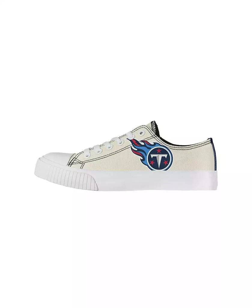 商品FOCO|Women's Cream Tennessee Titans Low Top Canvas Shoes,价格¥451,第1张图片