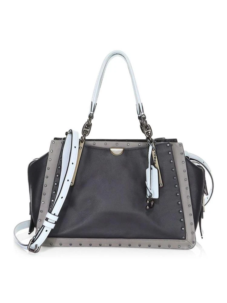 商品Coach|Coach - Dreamer Rivet Trim Leather Tote Bag,价格¥2899,第1张图片