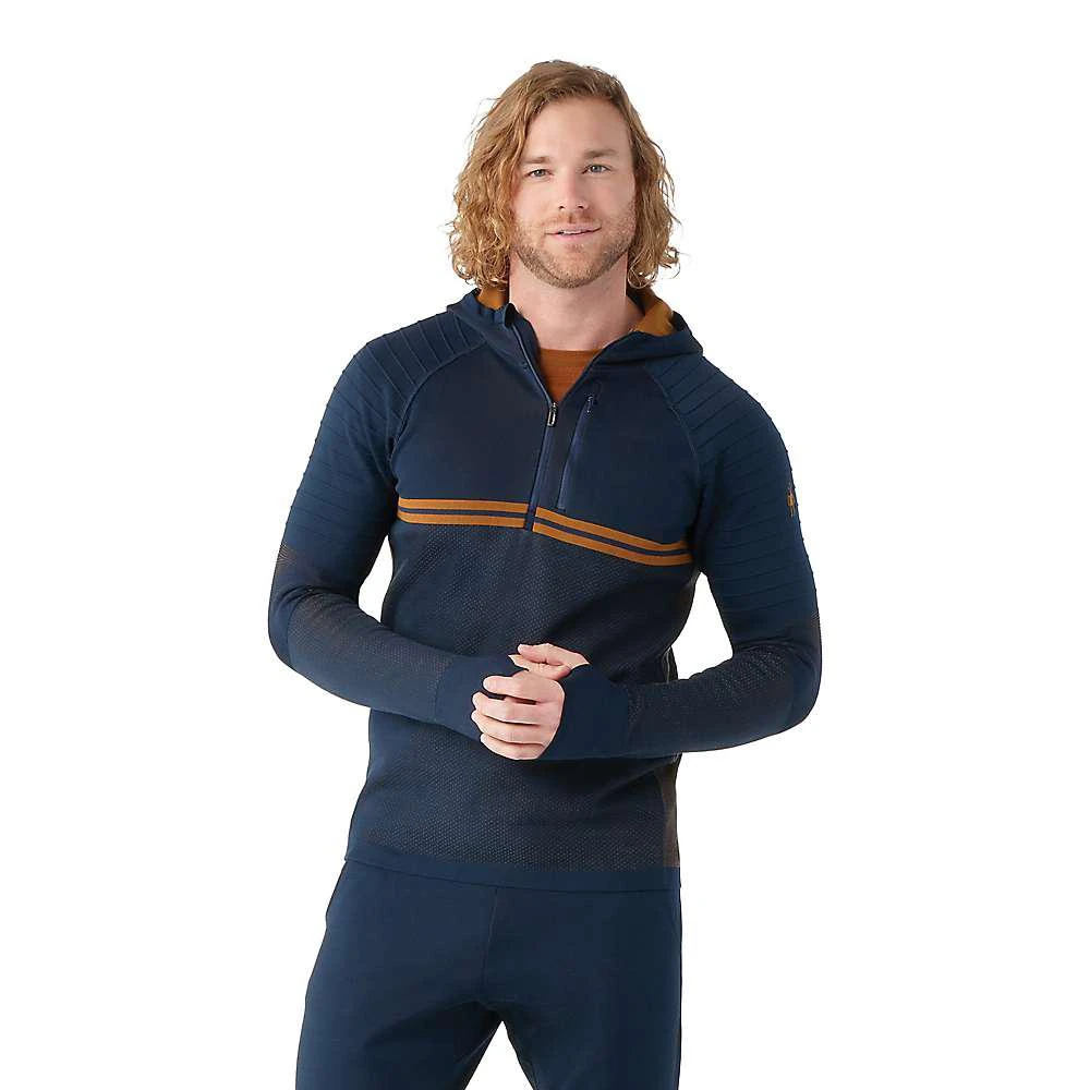 商品SmartWool|Smartwool Men's Intraknit Merino Tech 1/2 Zip Hoodie,价格¥1345,第1张图片