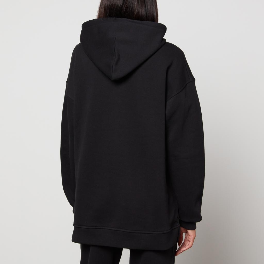 Ganni Women's Isoli Hooded Sweatshirt - Black商品第2张图片规格展示